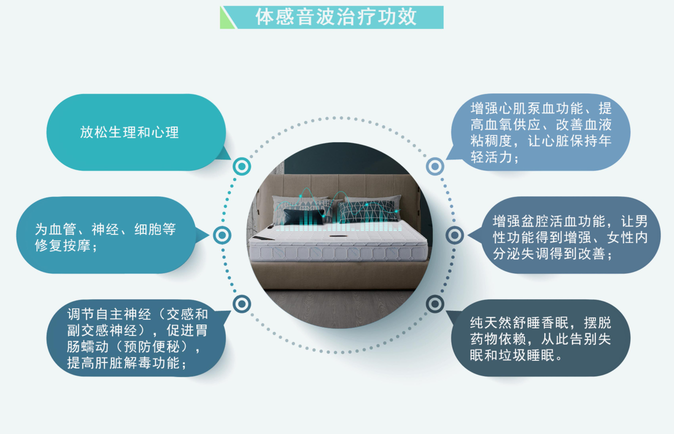 醫療版體感音波床放松系統